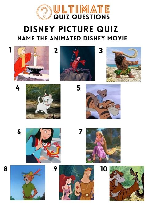 walt disney movie trivia